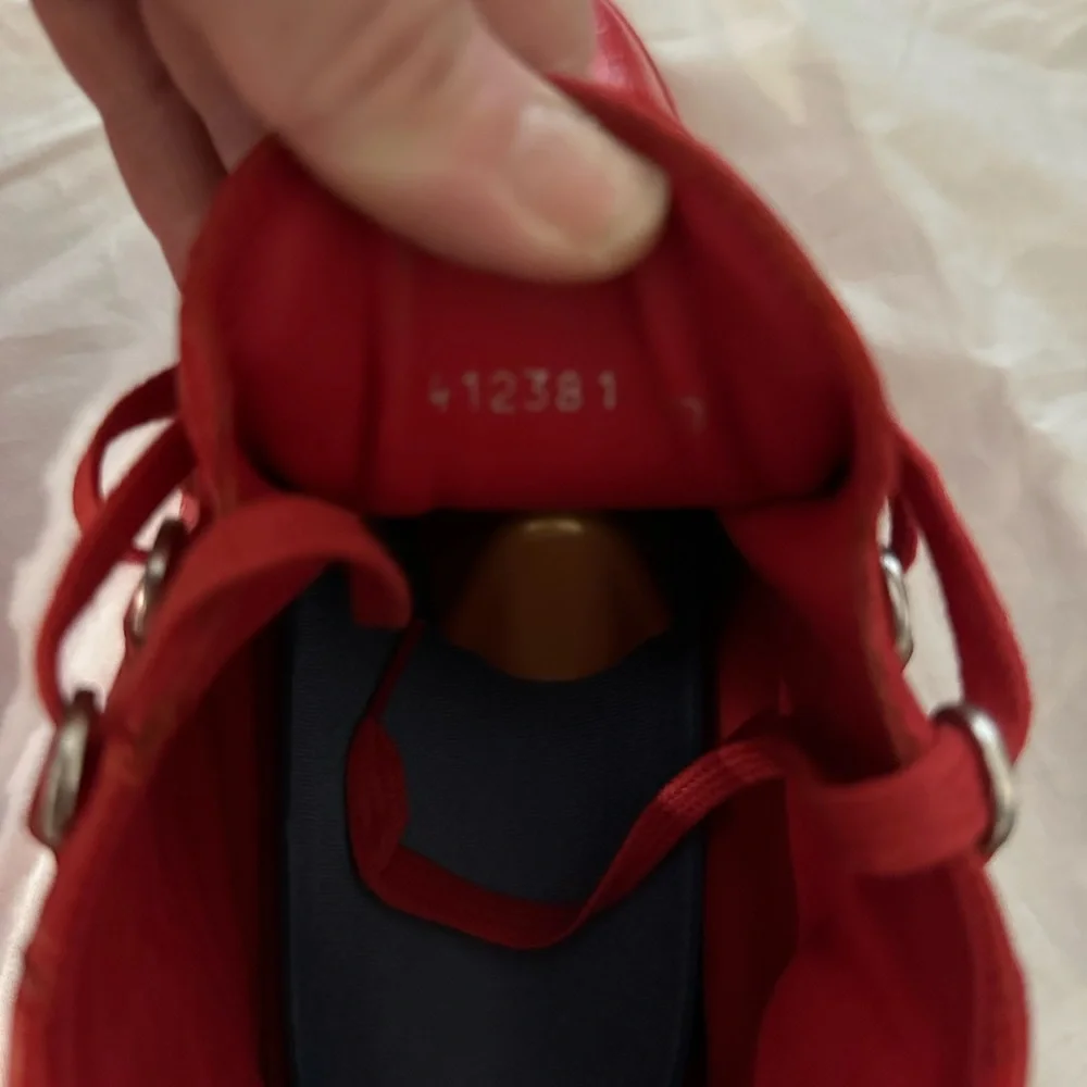 Men’s Balenciaga Red high top sneakers size 40 - Picture 4 of 9
